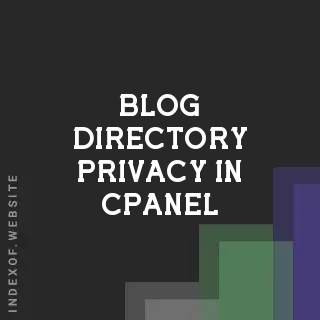 Directory Privacy in cPanel: How to Protect Sensitive Folders and Safeguard Your SEO | Logo - Indexof